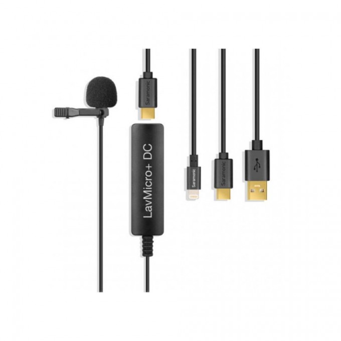 Микрофоны для радиосистем петличные SARAMONIC LavMicro+DC 85157